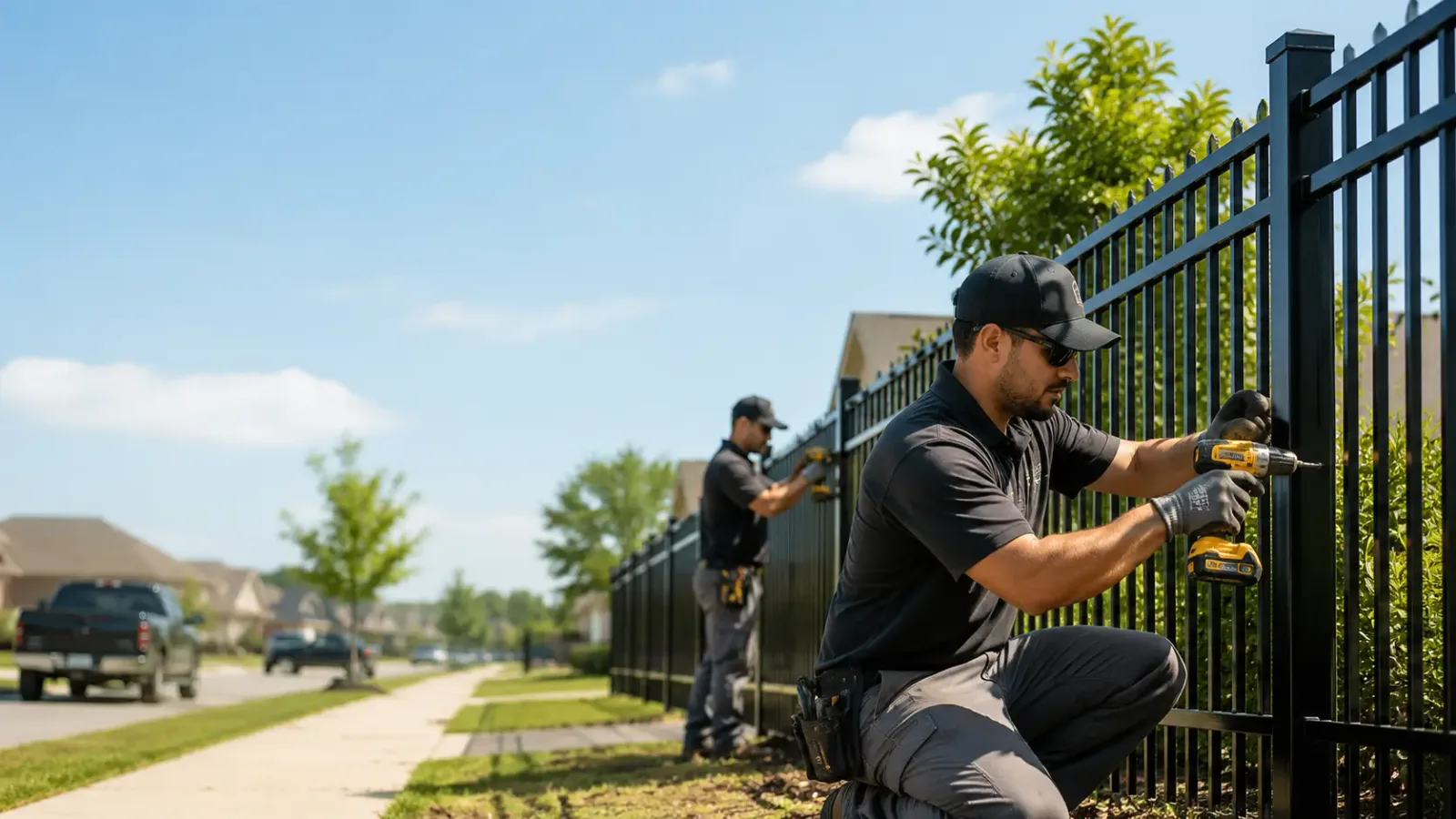 Metal Fence Installation in Malone, TX
